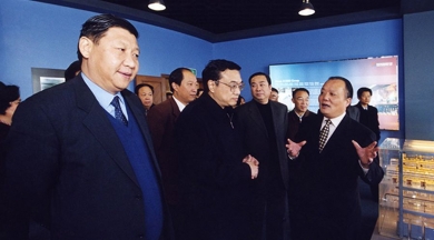 2003年12月，時(shí)任浙江省委書記習(xí)近平、時(shí)任河南省委書記李克強(qiáng)到中國(guó)巨石總部視察。習(xí)近平稱贊巨石擁有自主知識(shí)產(chǎn)權(quán)，勉勵(lì)巨石把玻纖產(chǎn)業(yè)做大做強(qiáng)。